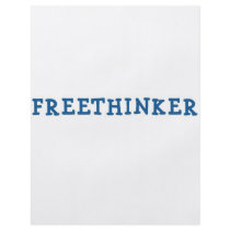 Freethinker (blue) personalized flyer