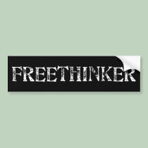 Freethinker bumper stickers