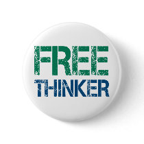 freethinker pinback buttons
