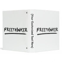 Freethinker Paintbrush 3 Ring Binders