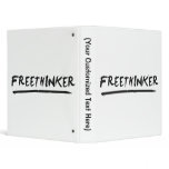 Freethinker Paintbrush 3 Ring Binders