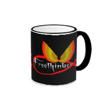 Freethinking Fish Symbol Coffee Mug