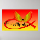 Freethinking Fish Symbol Posters