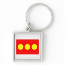 Freetown Christiania Flag Keychain
