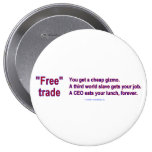 FreeTradeGizmo Pinback Button
