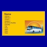 FreeVector-Bus Transportation travel touring business cards