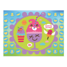 FreeVector-Ice-Cream-Cartoons cute kawaii graphics Postcard