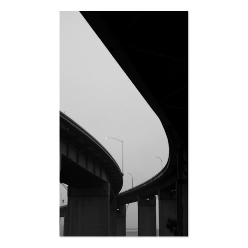 Freeway Ramps in a Fog Business Card (back side)