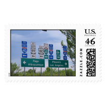 freeway sign postage