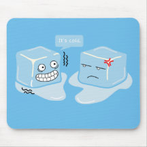 Freezing Ice Cube - Mousepad