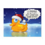 Freezing Santa Duck Postcards