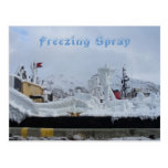 Freezing Spray on a Fuel Barge, Dutch Harbor, AK Post Card