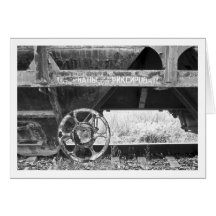 Freight Car Greeting Cards