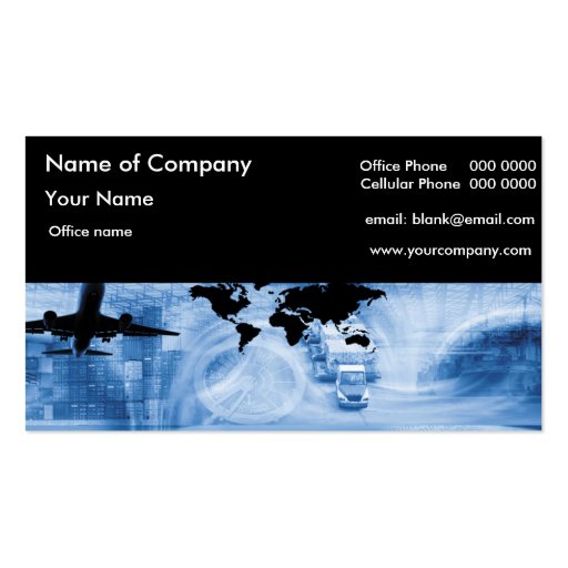 Freight Forwarding Business Card (front side)