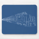 Freight Train Blueprint: Railroad: mousepads by spiritswitchboard Freight Train Blueprint: Railroad: mousepads