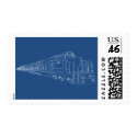 Freight Train Blueprint: Railroad: postage by spiritswitchboard Freight Train Blueprint: Railroad: postage