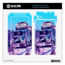 FREIGHT TRUCK on HIGHWAY Motorola Droid X2 Skins