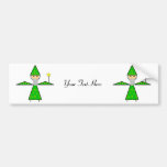Freindly Green Stick Wizard Bumper Sticker