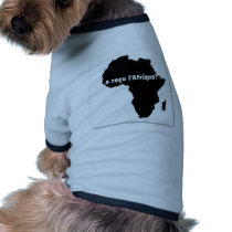 FRENCH (a reçu l'Afrique) AFRICA pet clothing