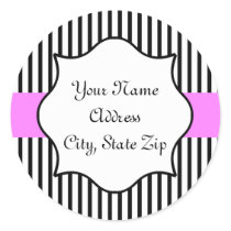 French Address Sticker
