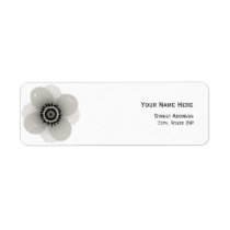 French Anemone Address Label