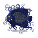 French Angelfish Child's T-Shirt by MenagerieMayhem French Angelfish Child's T-Shirt