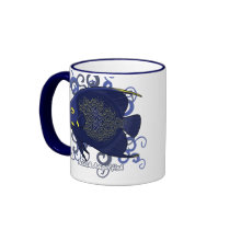 French Angelfish Mug by MenagerieMayhem French Angelfish Mug