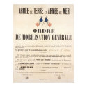 French Army and Navy. General Mobilisation Order. posters by lc_wpa French Army and Navy. General Mobilisation Order. posters