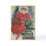 French Art Nouveau Christmas Card