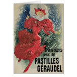 French Art Nouveau Christmas Card