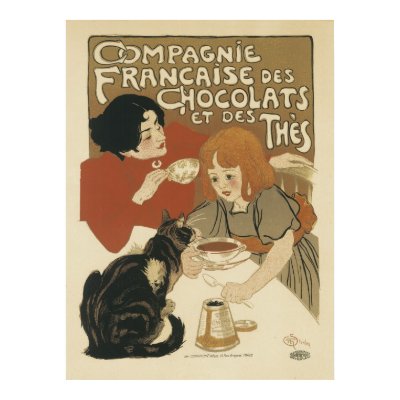 French Art Nouveau Posters - Chocolate