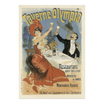 French Art Nouveau Posters - Taverne Olympia posters