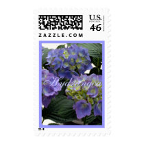French Baby Blue Hydrangeas Stamps