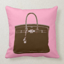 FRENCH BAG ON PINK PILLOW
