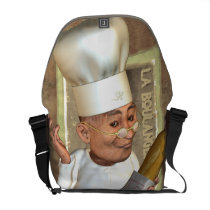 French Bakery Rickshaw Messenger Bag