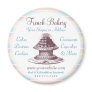 French Bakery Vintage Cakes Old-Fashioned Fridge Magnet