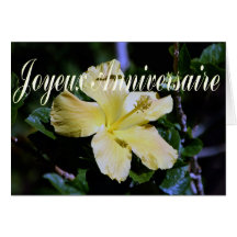French Birthday Card
