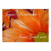 French Birthday Card For Grandmother