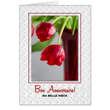 French Birthday for Niece Joyeux Anniversaire ! Greeting Card