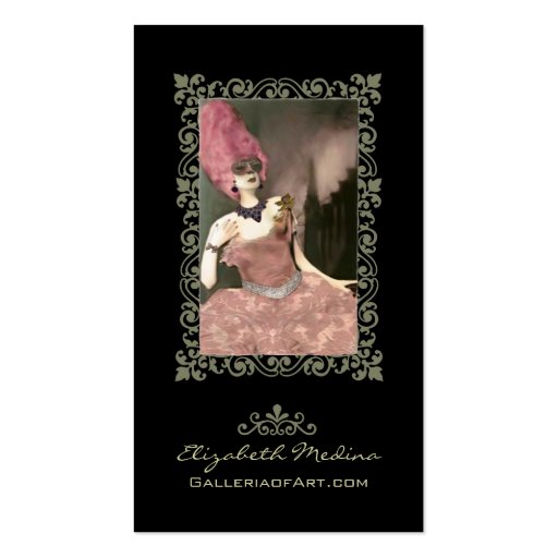 French Boutique Chandelier ~ Business Cards (back side)