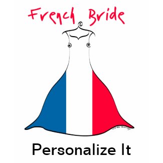 French Bride T-shirt shirt
