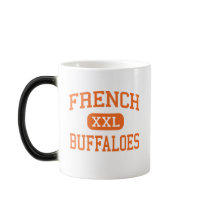 French - Buffaloes - High School - Beaumont Texas mugs