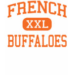 French - Buffaloes - High School - Beaumont Texas T-shirt
