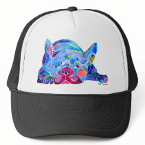 French Bull Dog in Blues Hat
