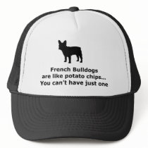 French Bull Dogs are like Potato Chips Mesh Hats