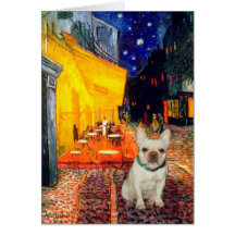 French Bulldog 1 - Terrace Cafe Card