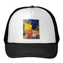 French Bulldog 1 - Terrace Cafe Mesh Hat
