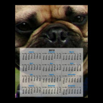 French Bulldog 2012 Calendar Poster posters