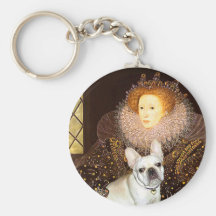 French Bulldog 3 - Queen Key Chain