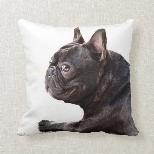 French bulldog American Mojo Throw Pillow | Zazzle